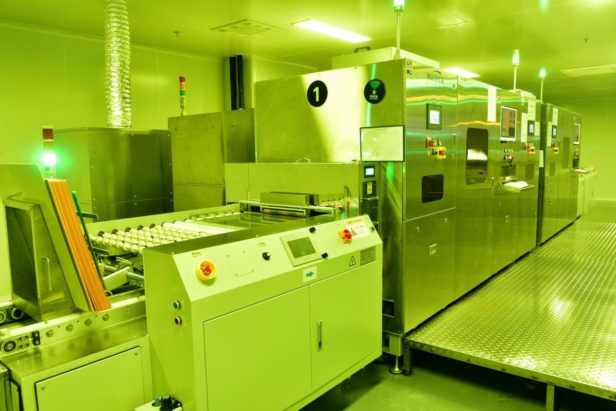 线路：1号Diss数字步进扫描曝光机 （源卓）+2号曝光机（大族）